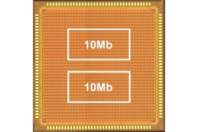 Renesas MRAM test chip die (2021 photo)